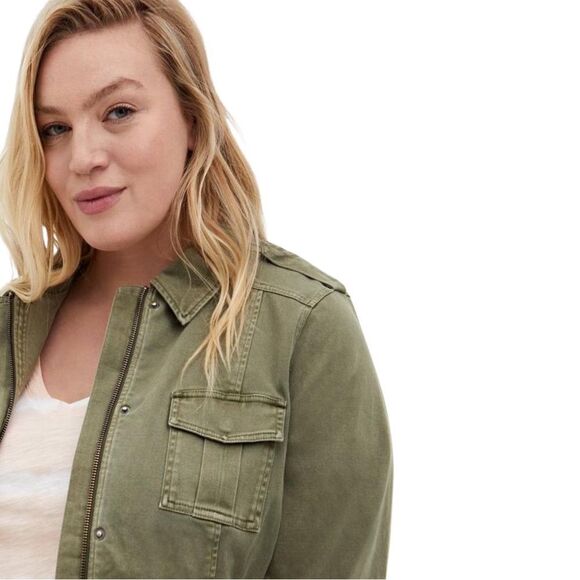 Torrid Twill Anorak Utility Jacket Size Large - Picture 3 of 16